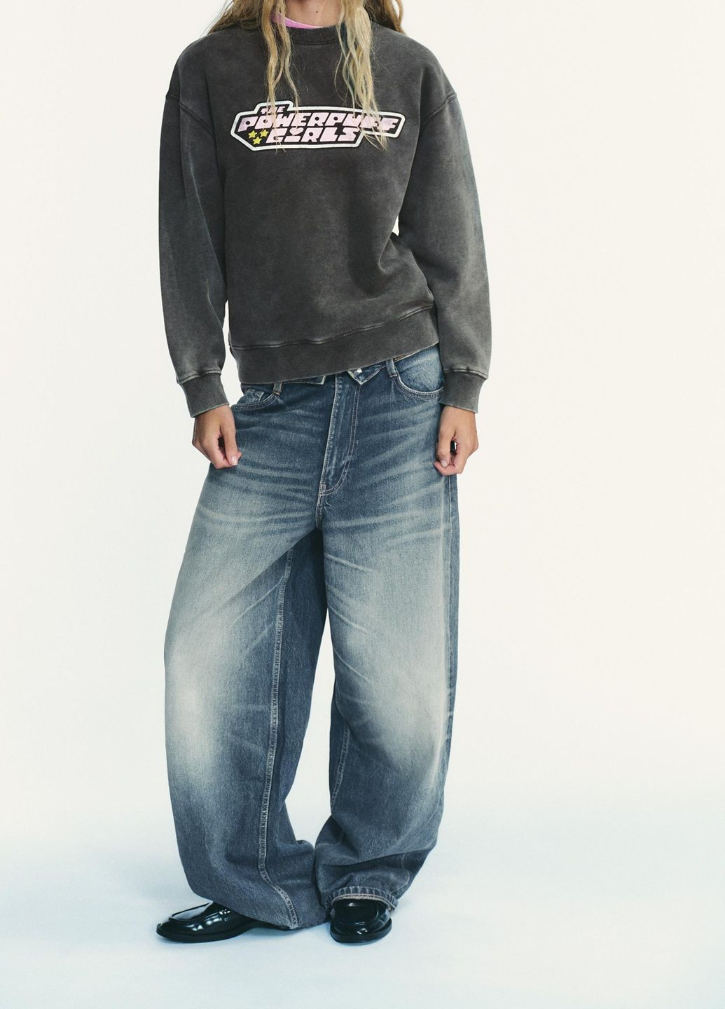 Комбінований світшот Zara малюнок (361066466)