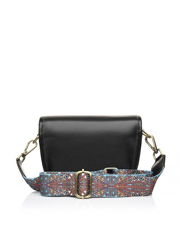 Сумка жіноча шкіряна чорна (Д/Ш/В)12/6/16 (см) No Brand (355340187)