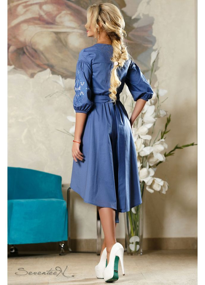 Синее платье 780.2182 Seventeen