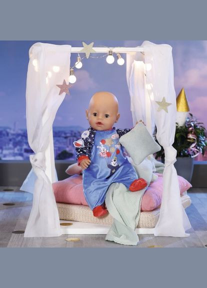 Одяг для ляльки серії "День Народження" СВЯТКОВИЙ КОМБІНЕЗОН (на 43 cm, синій) BABY born (315427154)