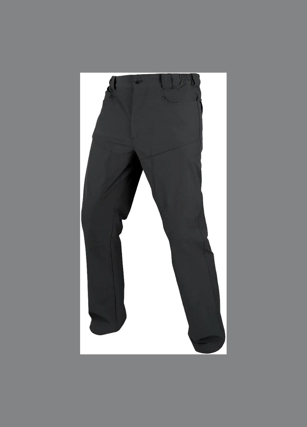 Серые демисезонные брюки No Brand