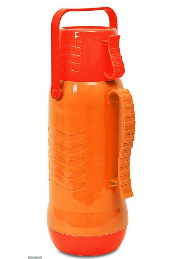 Термос со стеклянной колбой 1л оранж Stenson (342098909)