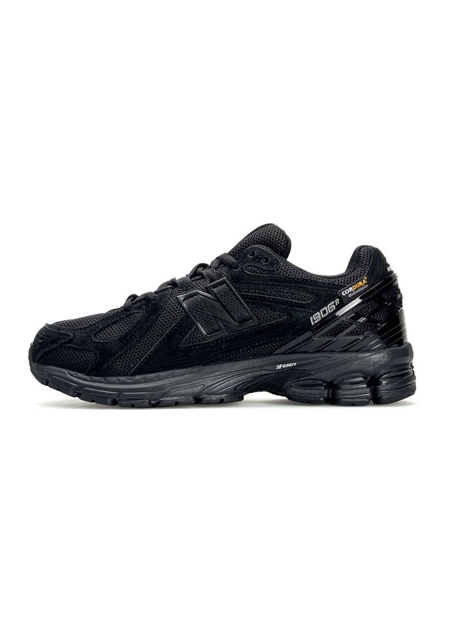 Чорні Осінні кросівки чоловічі new balance black No Brand 1906R New All