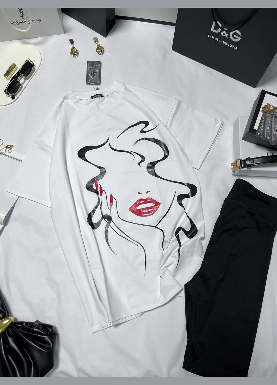 Жіночий костюм футболка+велосипедки Україна (331605931)