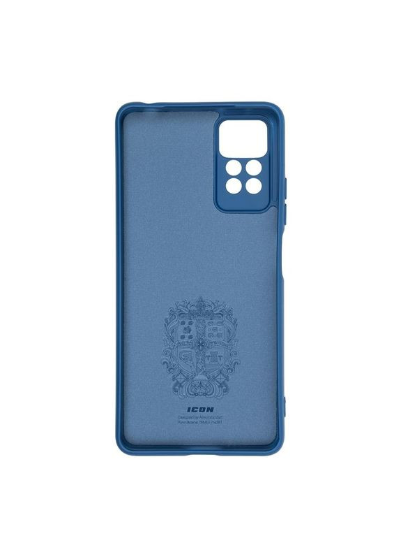 Чехол-накладка Icon для Xiaomi Redmi Note 12 Pro 4G Camera cover Dark Blue (ARM69373) ArmorStandart (341491177)