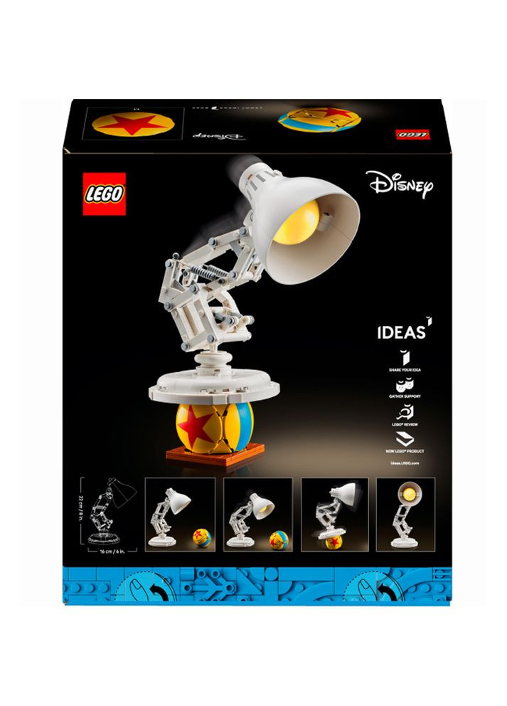 Конструктор Ideas Disney Pixar Luxo Jr.613 эл (21357) Lego (337311499)