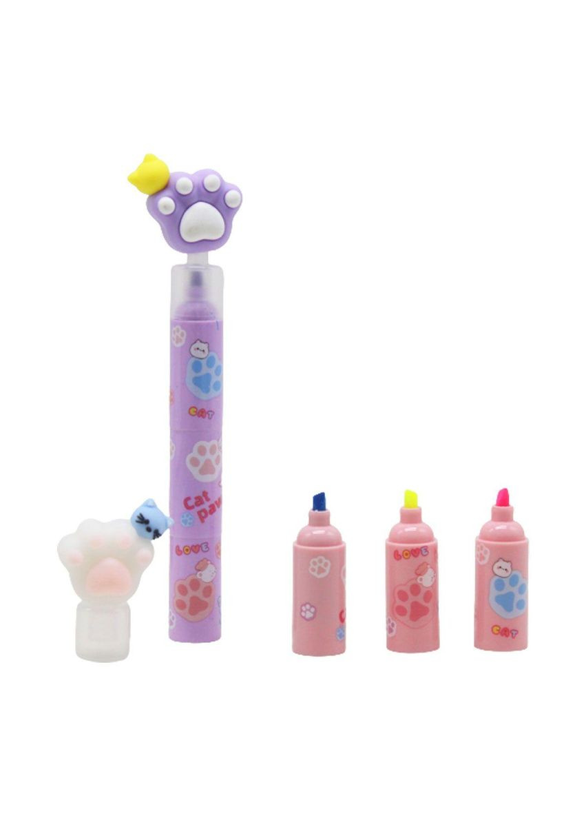 Маркер-текстовидільник 3в1 "Лапка" (MD-183) MIC (362432584)