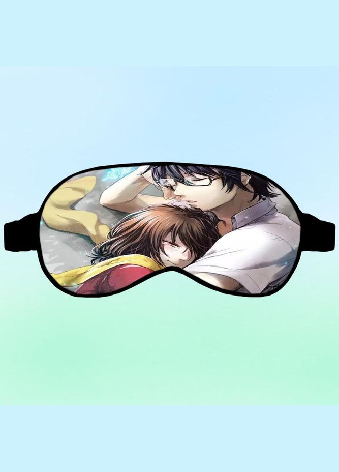 Маска для сну Аніме Місто, де немає лише мене #0015 чорна No Brand (315044124)