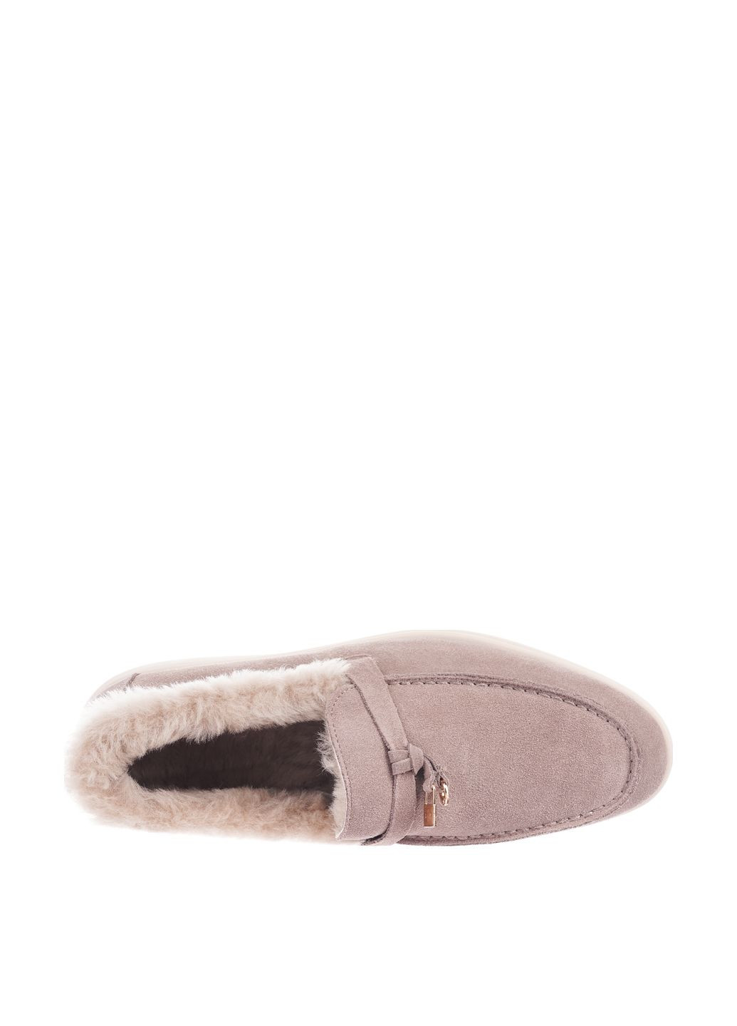 Berisstini Лофери бежевий з натуральна замша, китай — зима (306654765)