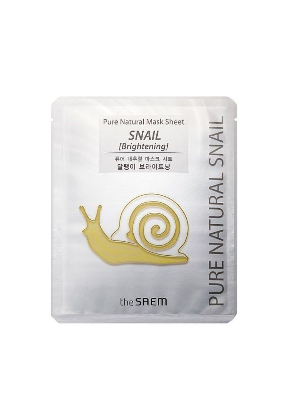 Маска тканинна равликова Pure Natural Mask Sheet Snail The Saem (302899274)