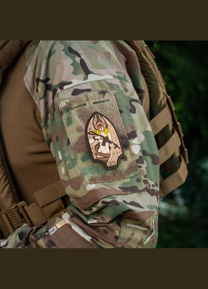 Нашивка Пика Валькирия PVC coyote M-TAC (315047337)