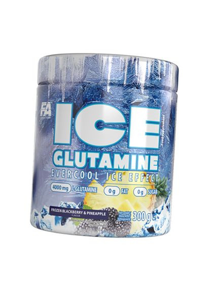 Л Глютамин в порошке, Ice Glutamine, 300г Ежевикаананас (32113005) Fitness Authority (293254226)