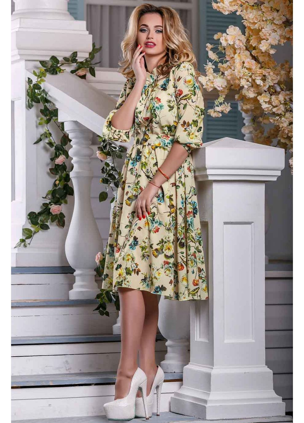 Кавова сукня 962.2615 Seventeen