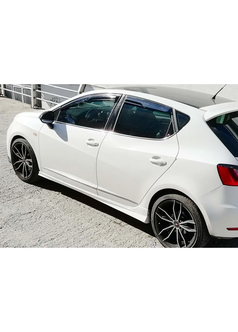 Бокові пороги DPT V-2 (чорний глянець) для 2010-2017 рр Seat Ibiza (389253370)