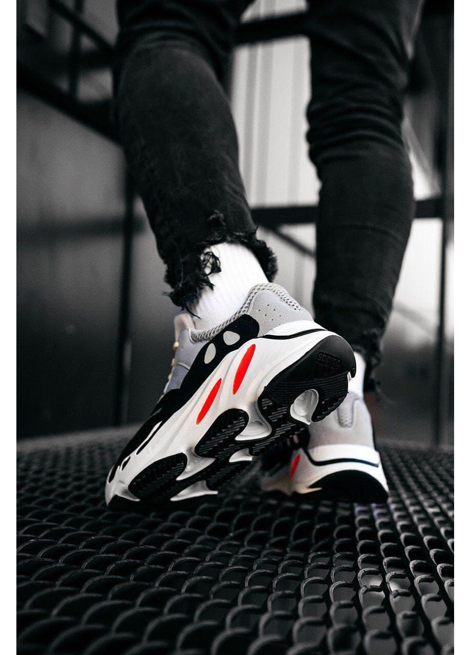 КРОСІВКИ ЖІНОЧІ ADIDAS YEEZY BOOST 700 V1 WAVE RUNNER SOLID АДІДАС ІЗІ БУСТ No Brand комбіновані демісезони (368862259)