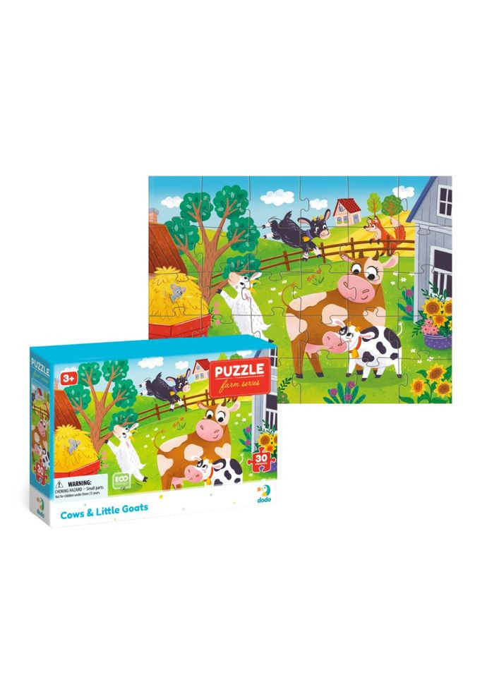 Дитячий пазл "Корови й козенята" 300683, 30 елементів DoDo Toys (367968133)