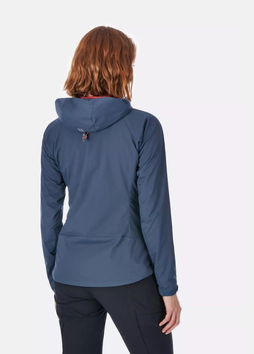 Темно-сіра демісезонна куртка vapour-rise jacket wmns Rab