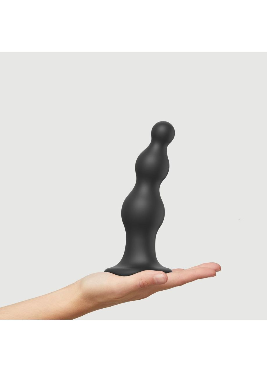 Насадка для страпона Strap-On-Me Dildo Plug Beads Black XL No Brand (366878480)