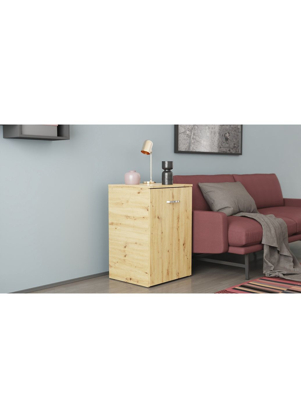 Стіл-тумба трансформер Смарт 1/1 750x1450x500 ДСП Дуб Артізан 16 мм (FRD-105072) Ferrum-decor (361944307)