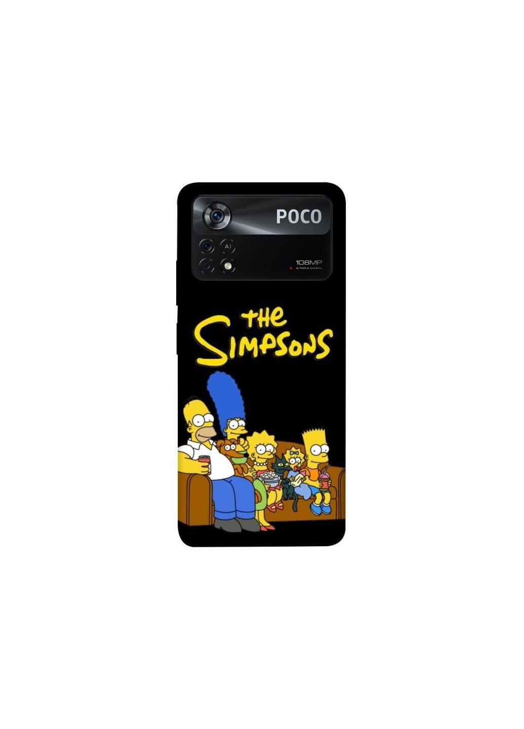 Чехол на Xiaomi Poco X4 Pro 5G The Simpsons Frontalka (354672851)