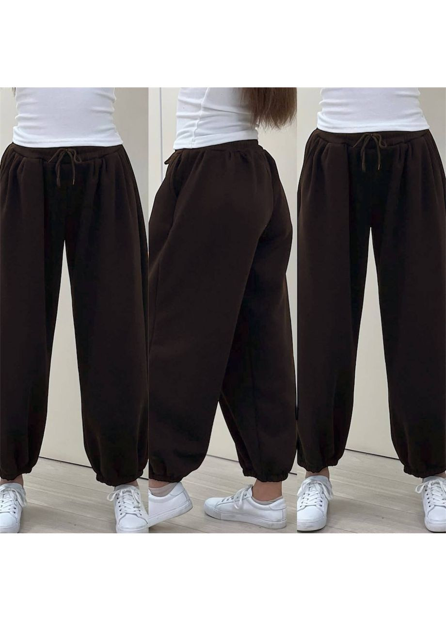 Брюки Джогеры оверсайз качественная тринитка на флисе Україна (366293524)