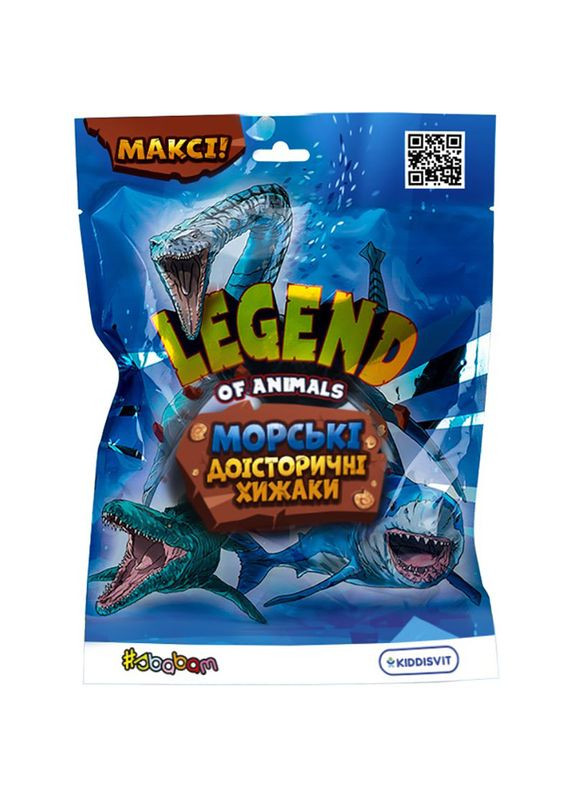 Фигуркасюрприз Legend Of Animals Доисторические хищники (128/CN22) sbabam (307931998)