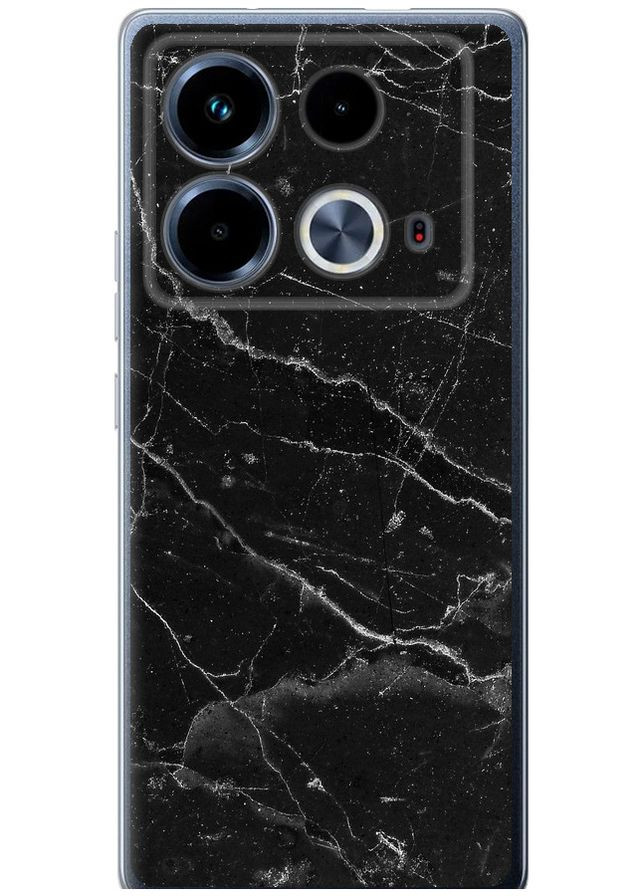 Силіконовий чохол 'Чорний мармур v2' для Endorphone Infinix Note 40 (316647319)