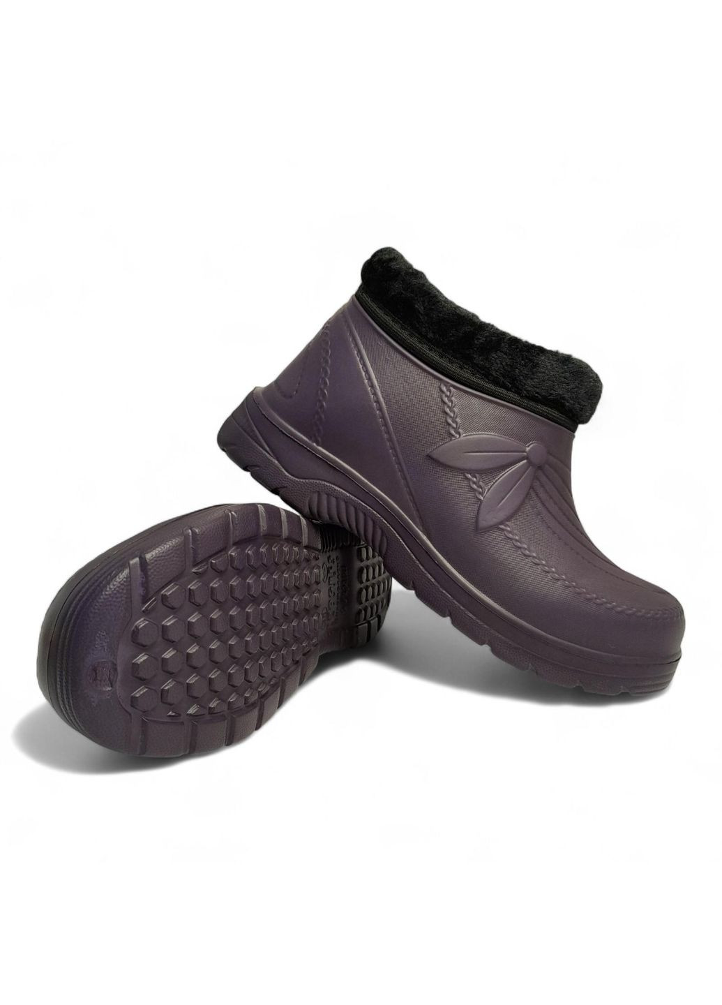Жіночі зимові калоші Клеопатра фіолетового кольору розмір 39 (25 см) Progres (362486902)
