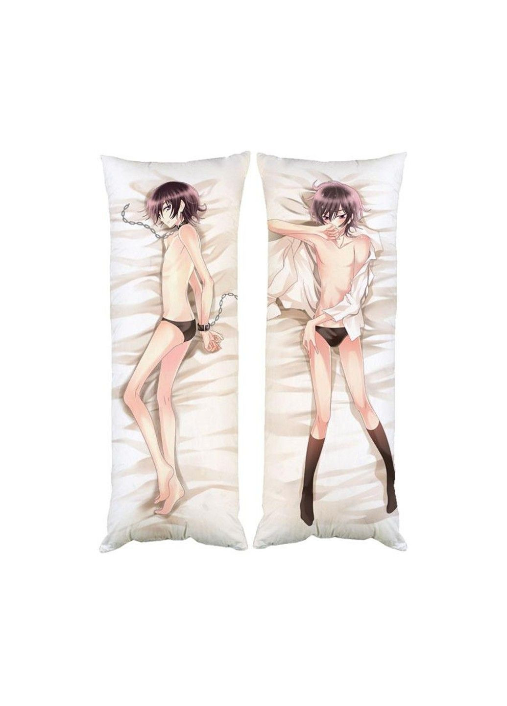 Подушка дакимакура Аниме Лелуш Код Гиас Code Geass декоративная ростовая подушка для обнимания двусторонняя No Brand (329433536)