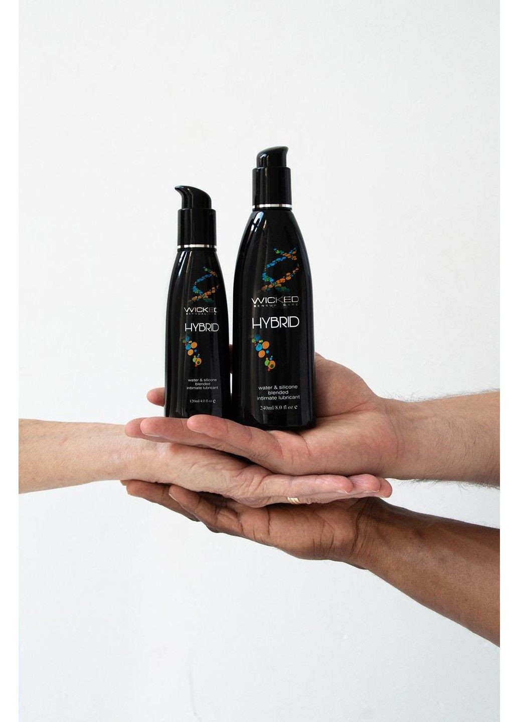 Лубрикант на водній/силіконовій основі WICKED HYBRID 240ML Wicked Sensual Care (329447516)