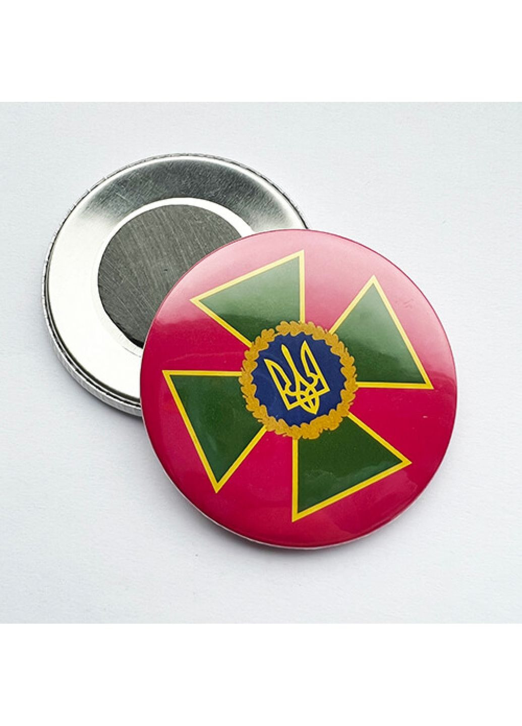 Магнит закатный Государственной Пограничной Службы Украины 56 мм Dobroznak (365246654)