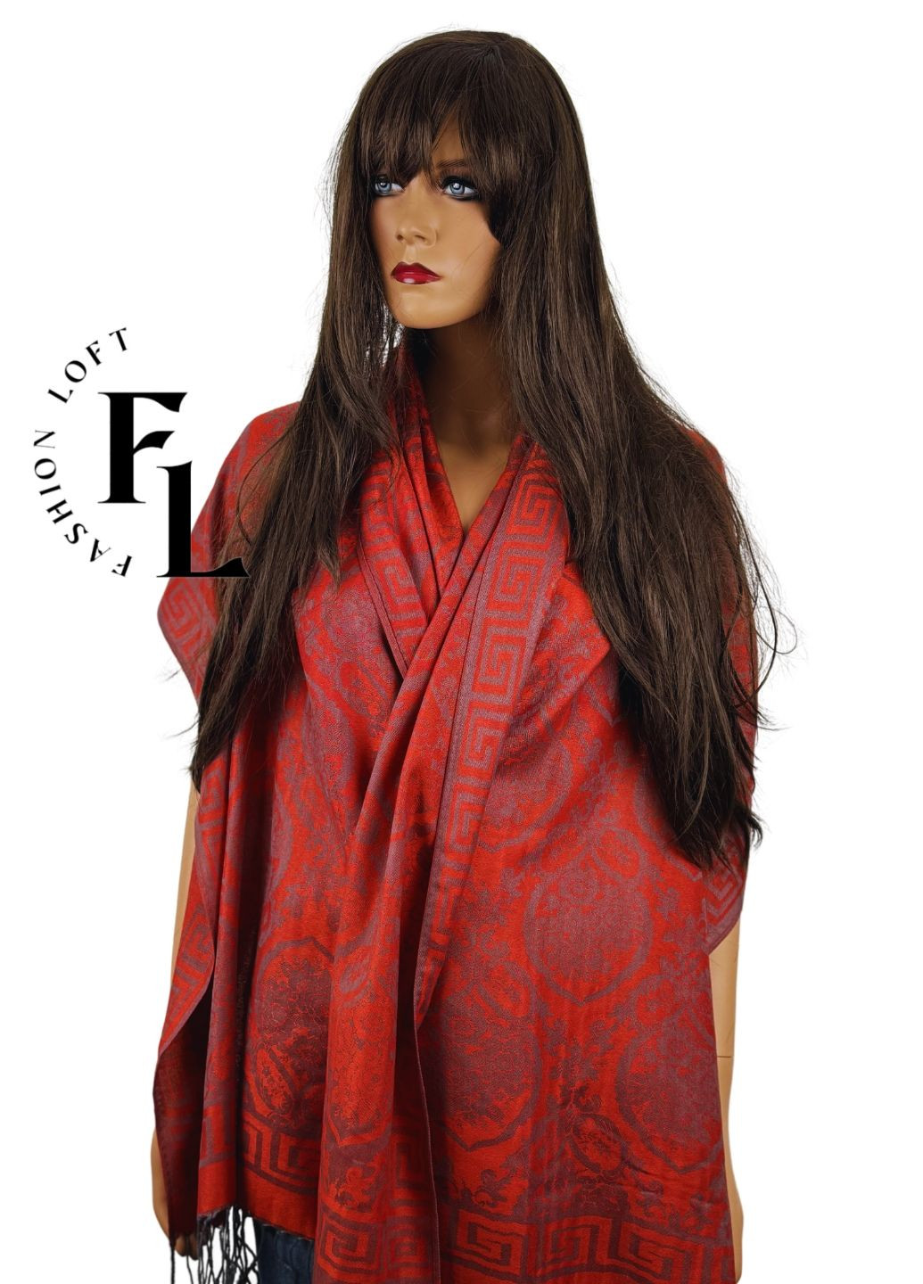 Жіночий шарф палантин (100% пашміна 170х70см) Fashion Loft (296101645)