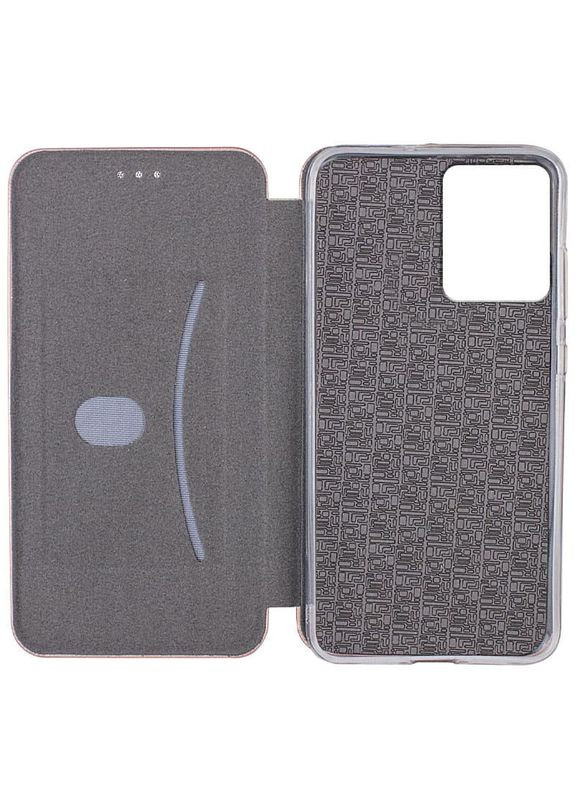 Шкіряний чохол-книжка Classy для Xiaomi Redmi Note 12 4G Rose Gold No Brand (345561084)