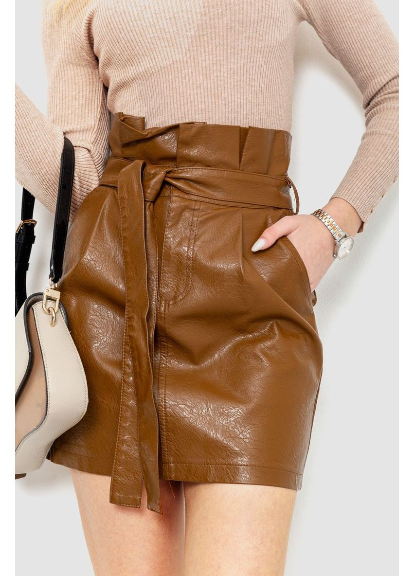 Спідниця з екошкіри коротка,, 186R6631 Ager (369505748)