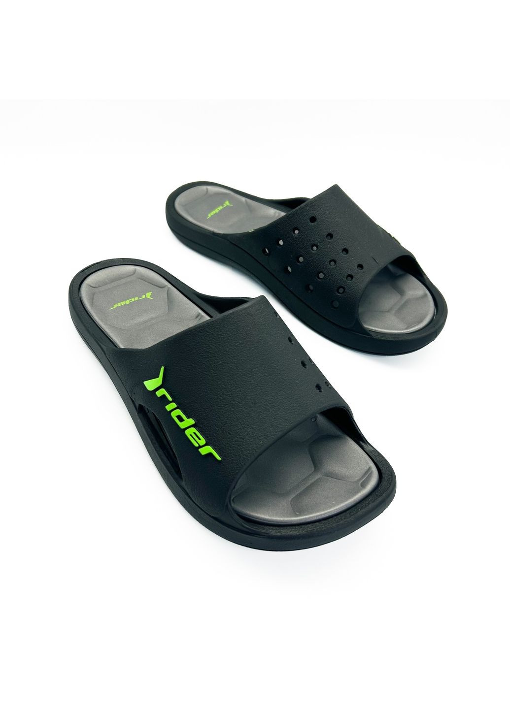 Черные вьетнамки/сланцы (р) резина 0-2-2-83632-1 Rider