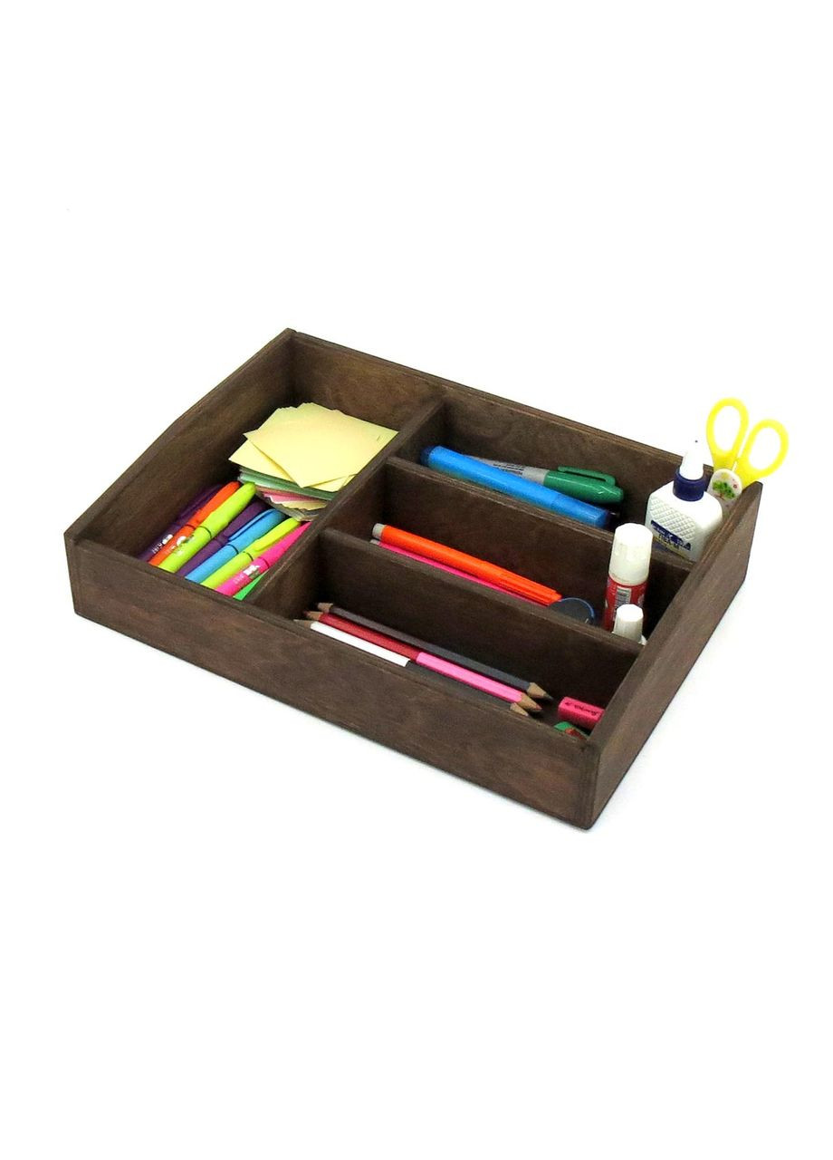 Настольный органайзер из дерева Натман капучино (КНЦ-004409) No Brand (328228020)