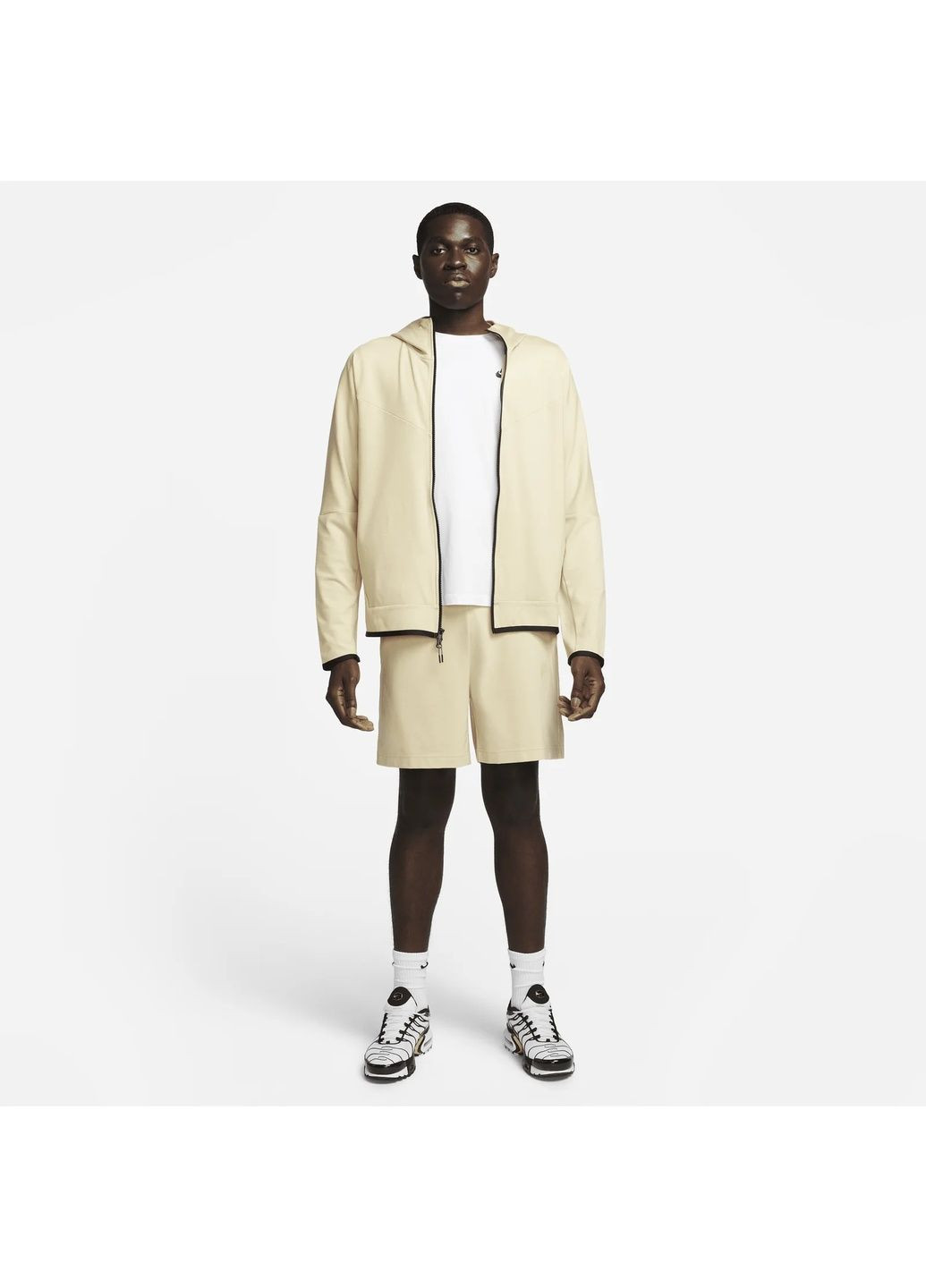 Желтая мужская куртка m nk tech fz lghtwht yellow Nike