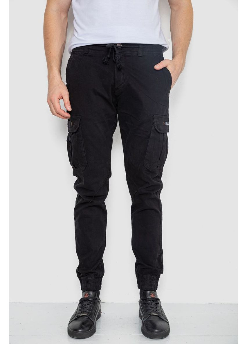 Брюки карго чоловічі на резинці, колір темно-сірий, 244R1643 Ager (315133418)