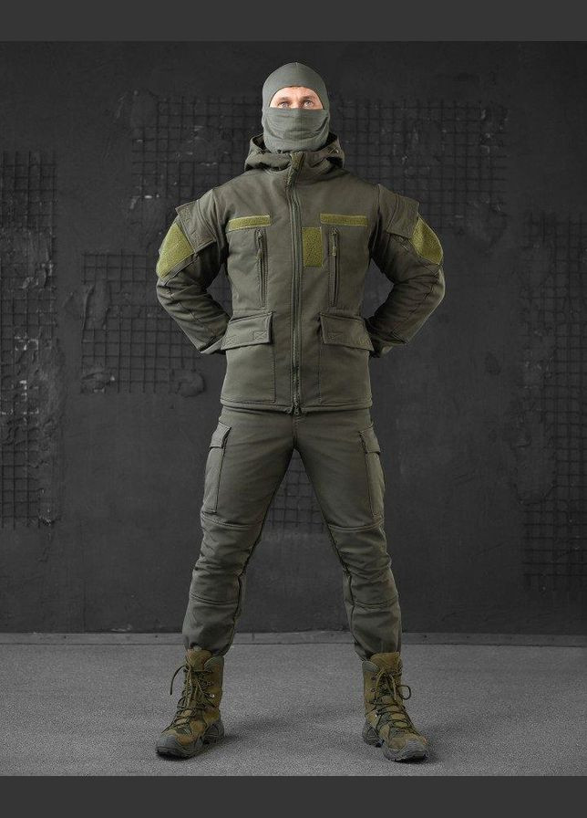 Тактический костюм SoftShell Olive ВТ0445 5XL No Brand