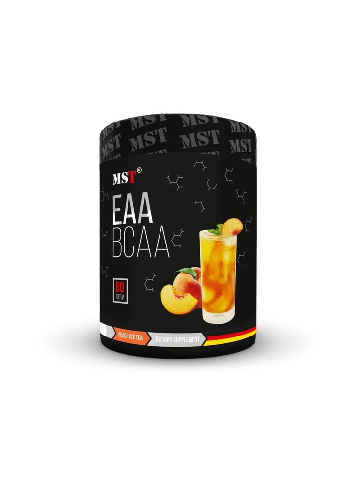 Незаменимые аминокислоты BCAA EAA Zero, 1.04 кг с витаминами группы В - Персиковый чай MST (322209376)