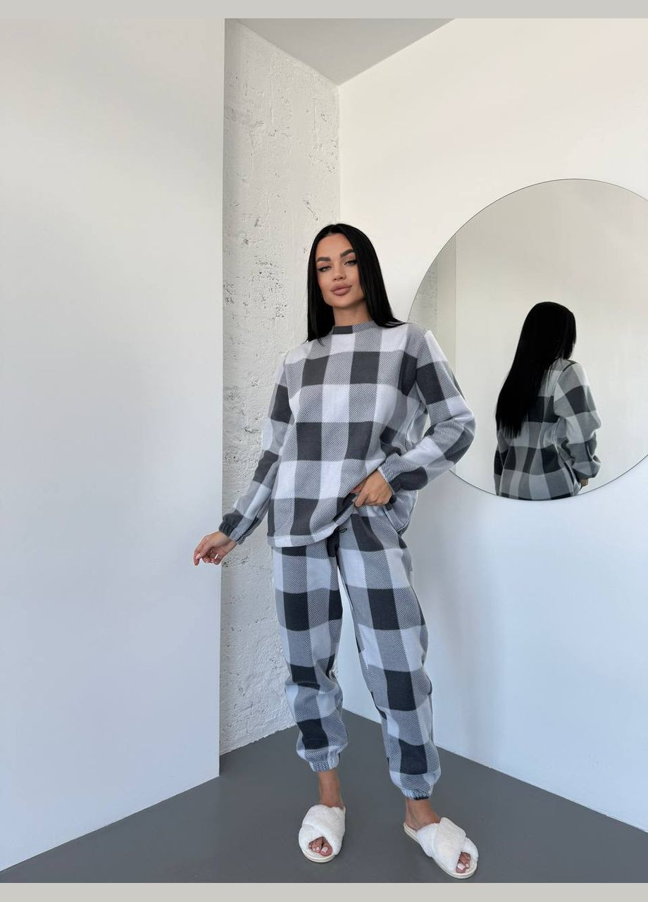 Графітова піжама жіноча кофта + брюки No Brand