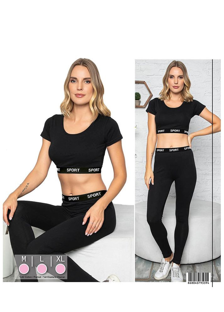 Жіночий комплект лосіни з топіком Isik (322247759)