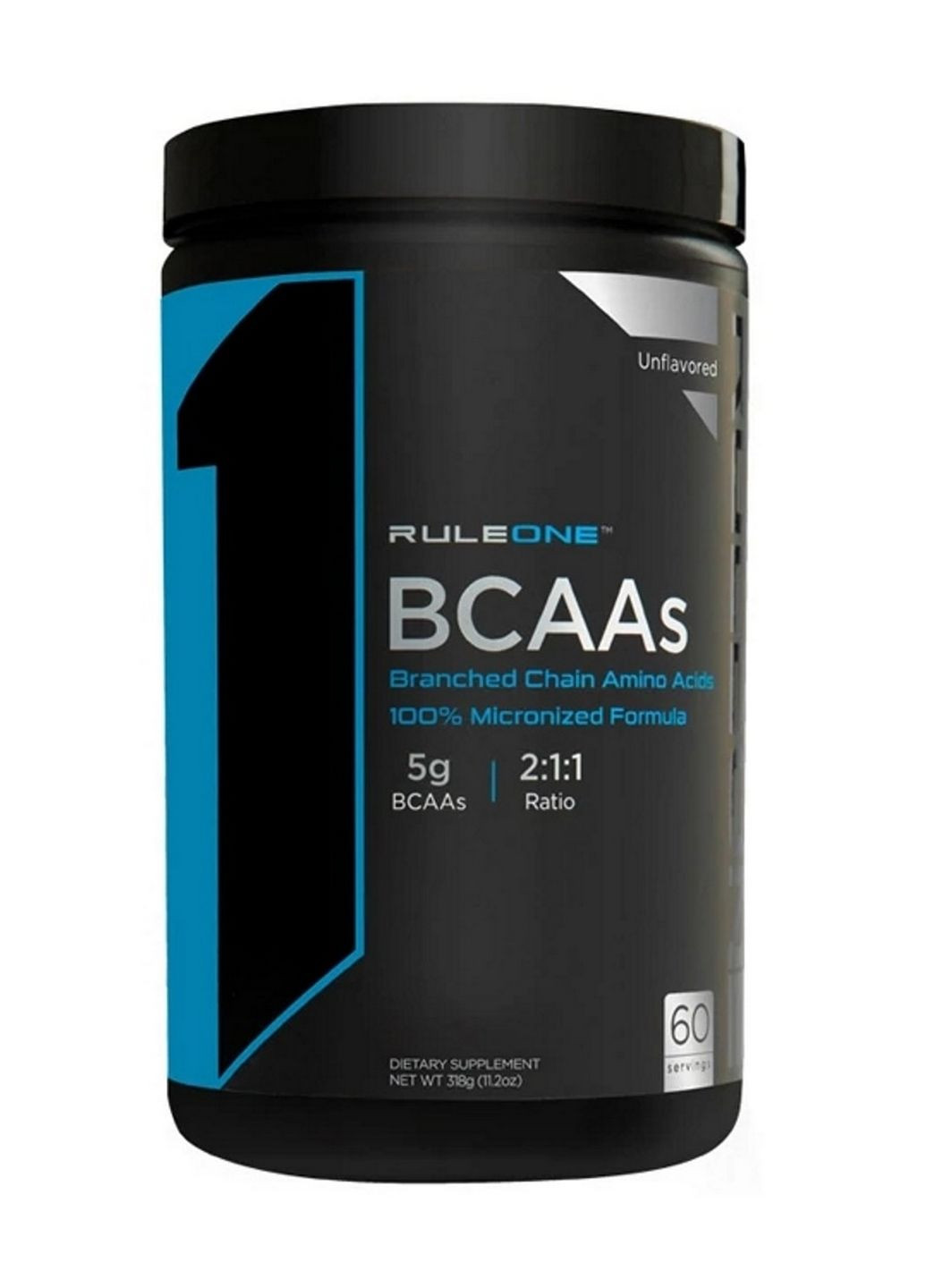 Амінокислота BCAA BCAA, 60 порцій Без смаку (318 грам) Rule One (293478511)