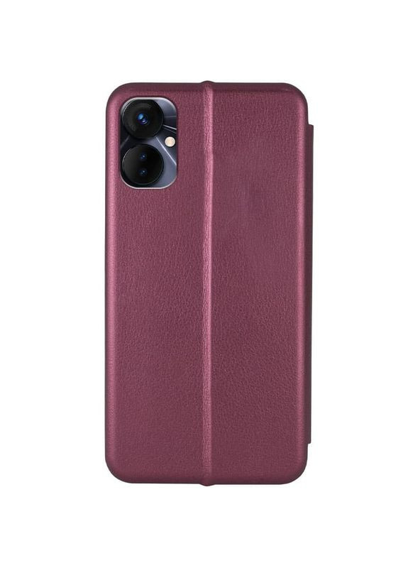 Шкіряний чохол-книжка Classy для TECNO Camon 19 Neo Maroon No Brand (345560808)