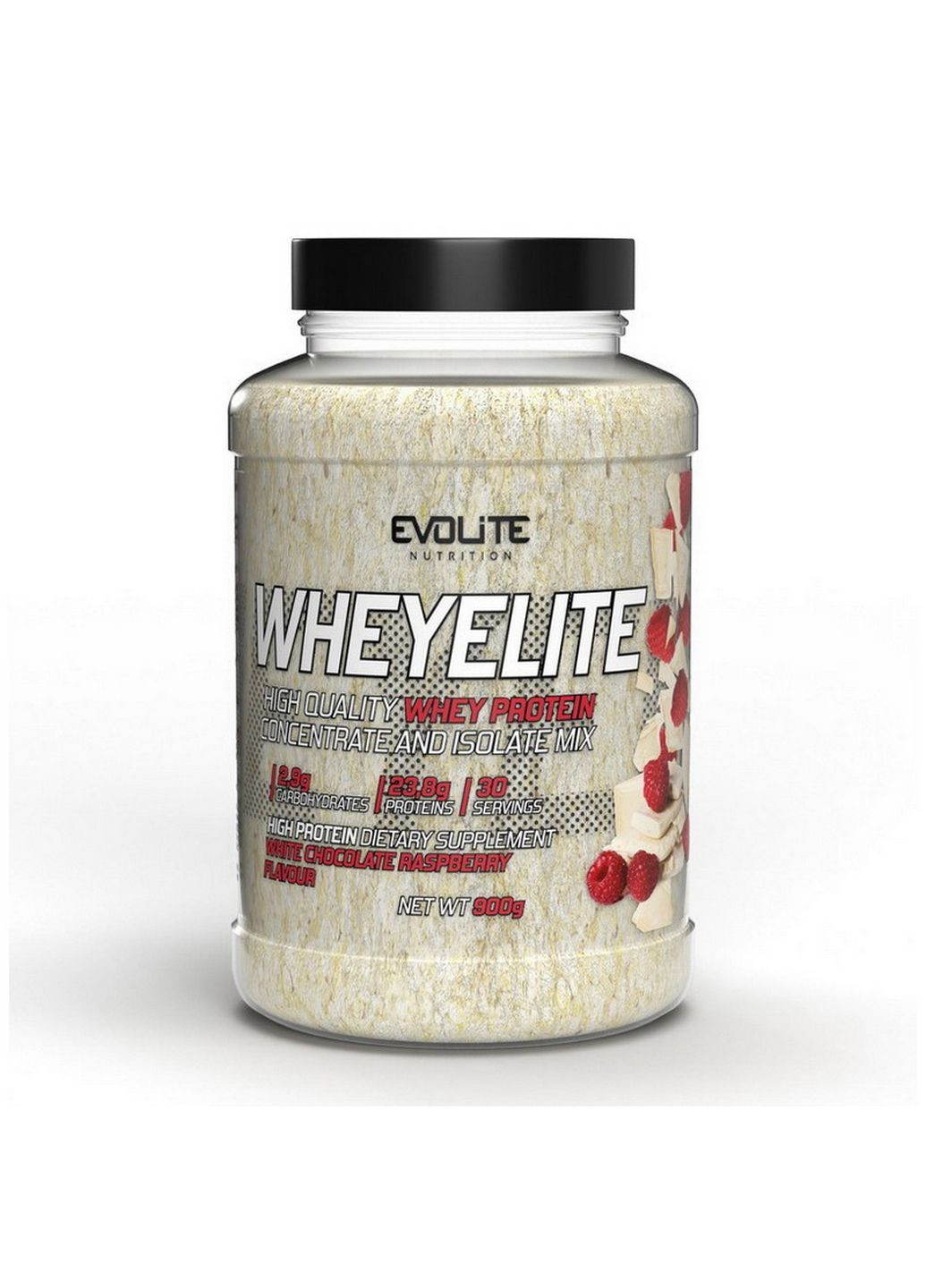 Протеин Whey Elite, 900 грамм Белый шоколад-малина Evolite Nutrition (293481776)