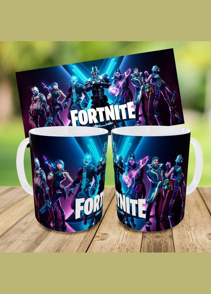 Набір дитячий Fortnite рюкзак 36х27см сумка-бананка, кружка з принтом для хлопчика (1834) No Brand (326416532)