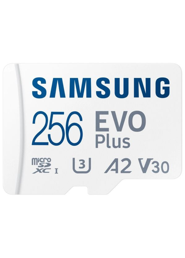 Карта памяти Evo Plus microSDXC 256GB (MB-MC256KA/EU) + SD адаптер Samsung (373003898)