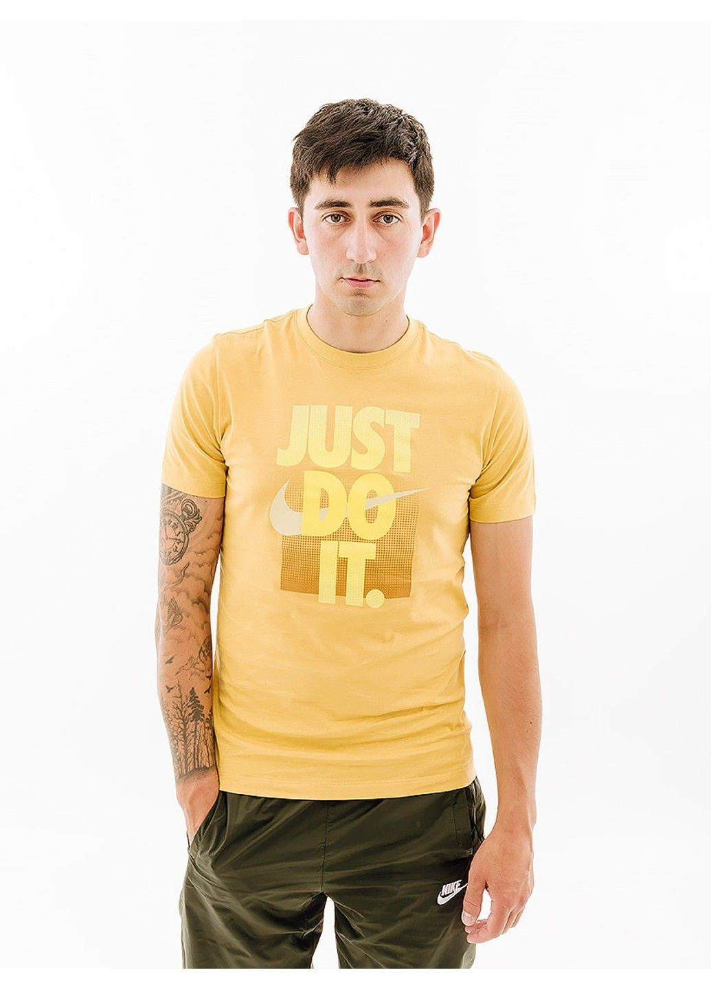 Желтая футболка m nsw tee 12mo jdi Nike