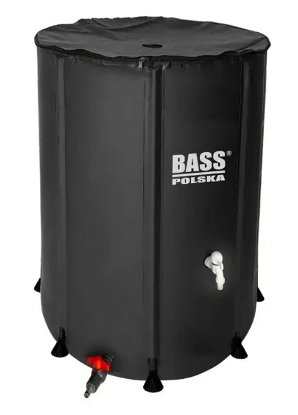 Бочка для дождевой воды 1000 литров Bass Polska, черная | Складная бочка садовая | Мягкая емкость для воды No Brand Bass Polska BH 80000 (345707496)