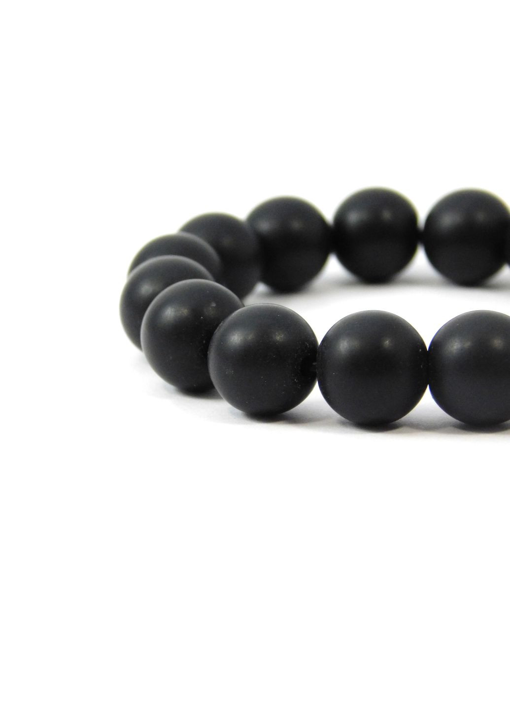 Браслет Шунгіт 12 мм 16 Fursa fashion (322315593)